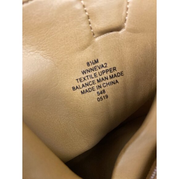 Nine West Tan Faux Suede Side Zip Ankle Boots Size 8 1/2 M - Picture 9 of 9